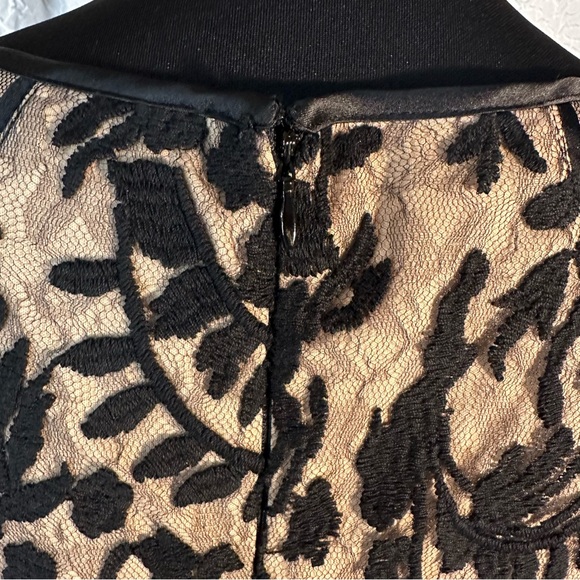 COPY - ADRIANNA PAPELL- Black Lace Party Dress SIZE 8 - Picture 9 of 16